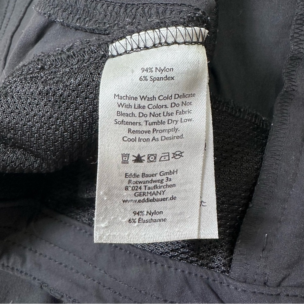 Eddie Bauer Women’s 14 Black Rainier Hiking Short - Picture 5 of 6